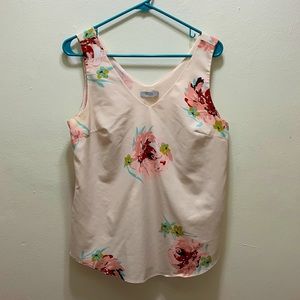 Dalia floral tank top blouse